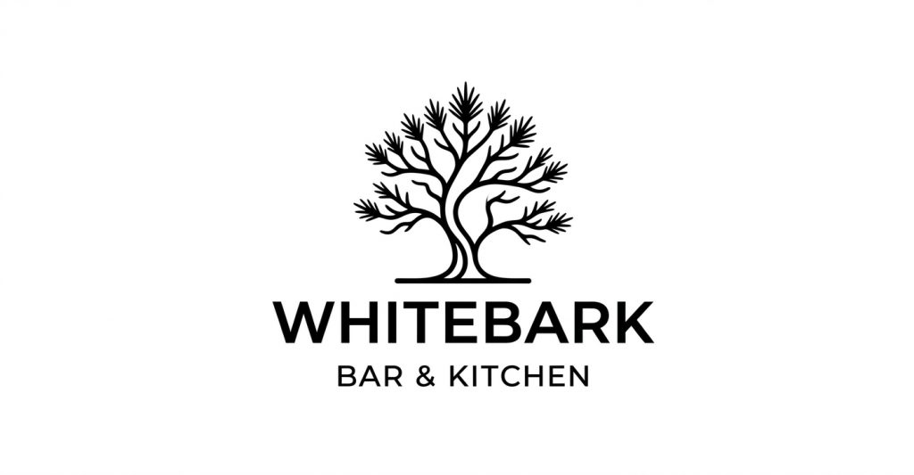 Whitebark Logo Black on White